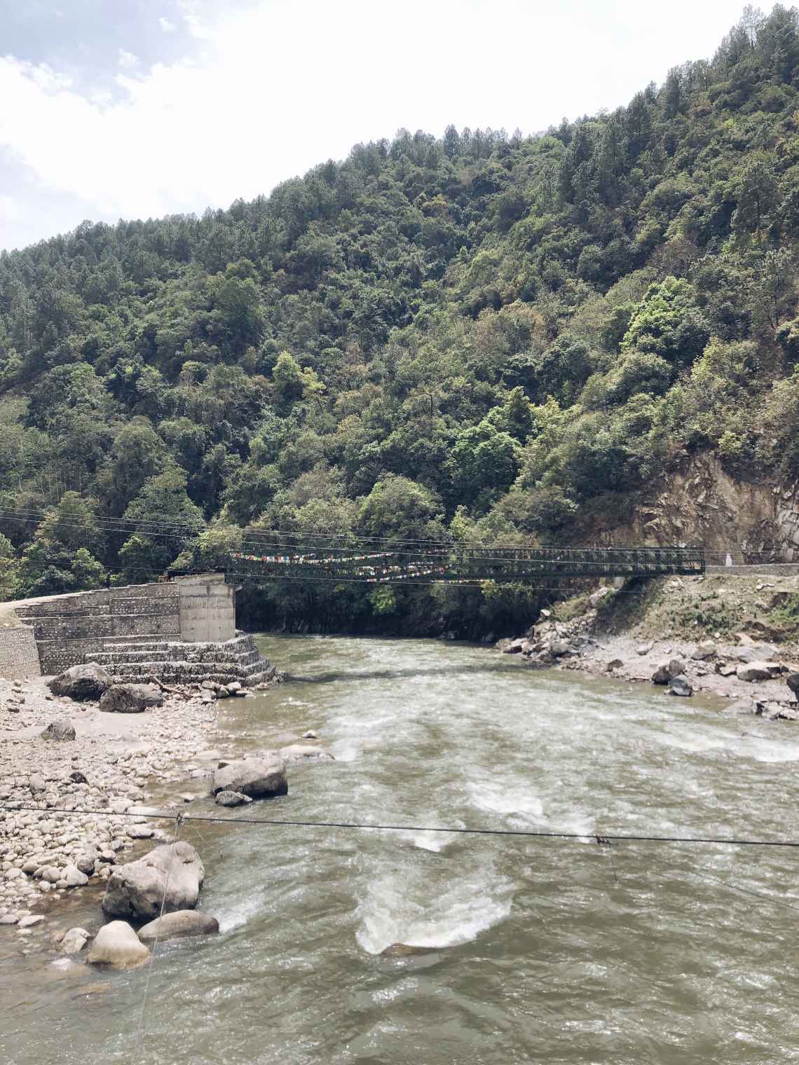 Mo Chhu river in Punakha